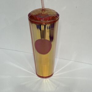 Starbucks Rose Gold Unicorn Kaleidoscope Cold Cup 24oz